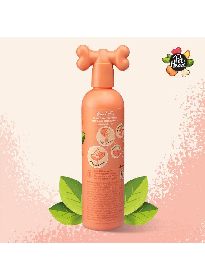 PET HEAD Pet Head Quick Fix 2 in 1 Dog Shampoo and Conditioner | Peach Scent | Dog Shampoo for Smelly Dogs | Nourishes and Softens Coat & Skin | Vegan | Gentle Formula for Puppies | Made in USA | 16fl oz.  - Image 2