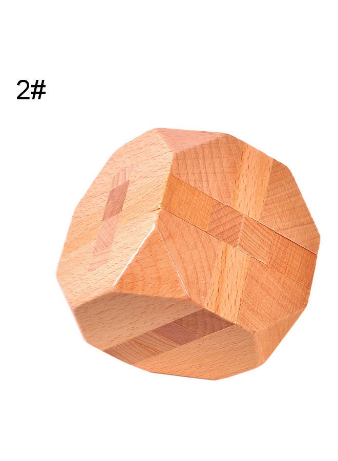 NIBEMINENT Cuboctahedron Kongming Luban Puzzle  - Image 1