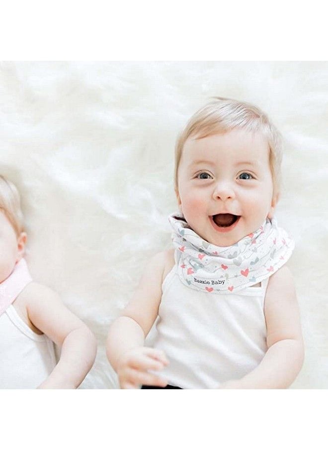 Bazzle Baby - Drool Bibs For Baby Girl And Boy Adjustable Nickelfree Snap Closure Baby Bandana Drool Bib Versatile Infinity Scarf 100% Doublelayer Cotton Toddler Bandana Bib For 336 Months - Image 1