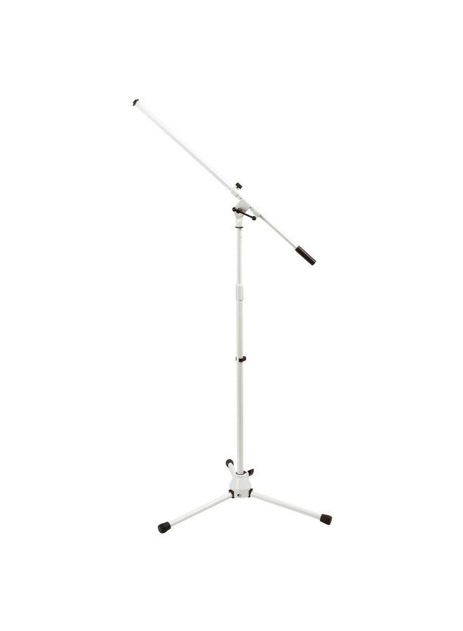 OnStage MS7801W Telescoping Microphone Boom Stand, White - Image 1