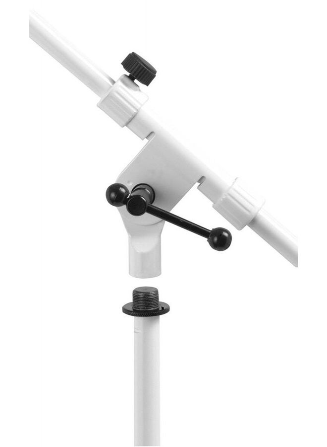 OnStage MS7801W Telescoping Microphone Boom Stand, White - Image 3
