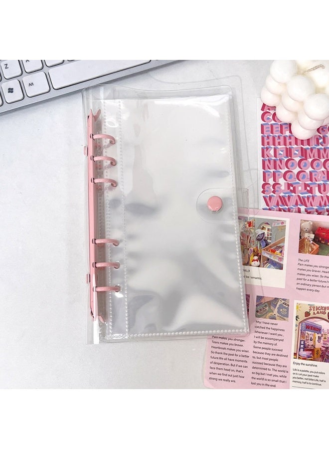 Unity South Korea Polaroid Photo Album A6 Transparent Loose-leaf Couple 3 Inch Photo Love Bean Album Small Card Sticker Storage Book - Image 1