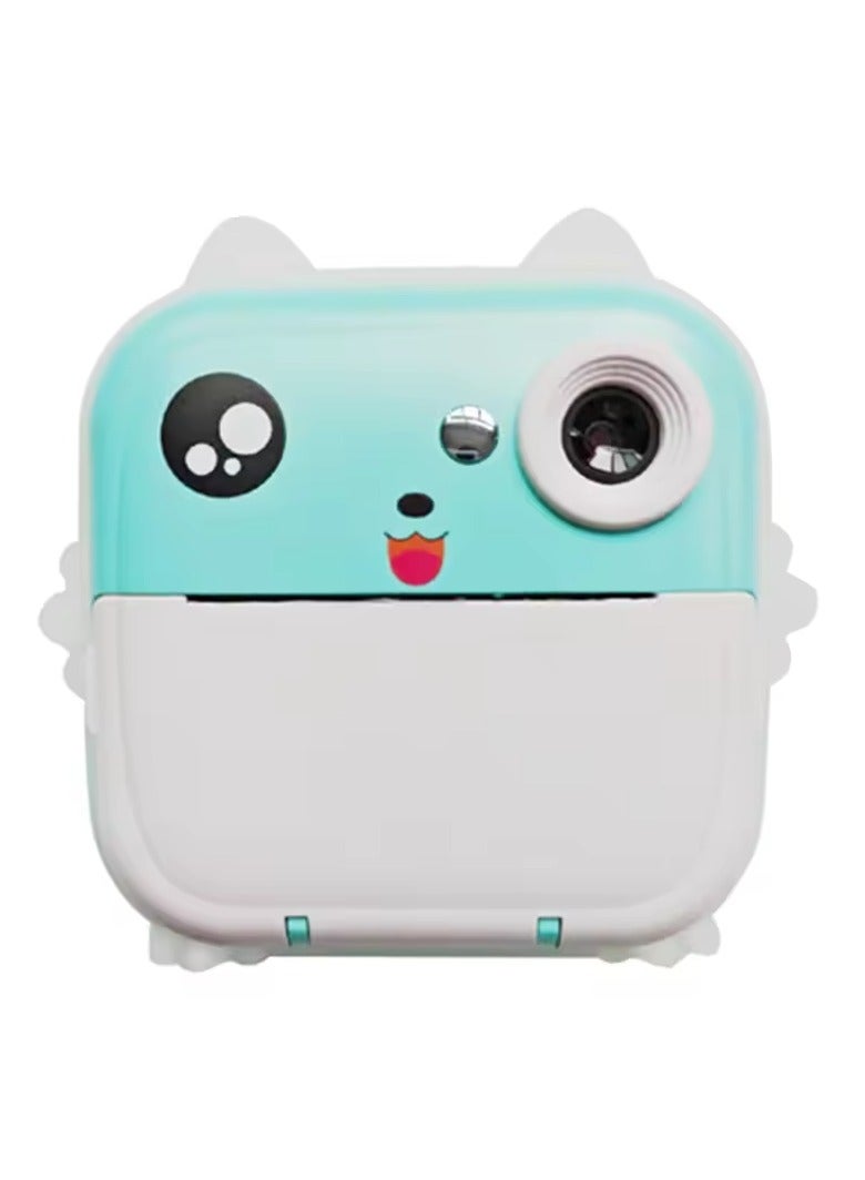 HD Mini Children Print Camera With Thermal Photo Paper Digital Instant Print Camera - Image 1