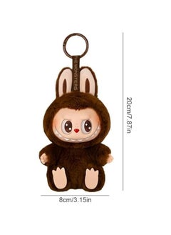 Generic LXQSMKN 𝐋𝐚𝐛𝐮𝐛𝐮 backpacks and key pendants Cute Labubu, Charming Plush Doll Pendant Hanging Keyring Card Gift (A7)  - Image 2