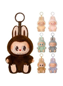Generic LXQSMKN 𝐋𝐚𝐛𝐮𝐛𝐮 backpacks and key pendants Cute Labubu, Charming Plush Doll Pendant Hanging Keyring Card Gift (A7)  - Image 3