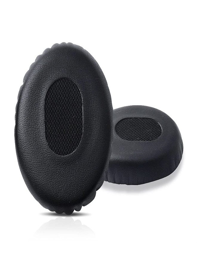 HUYUN Protein Leather Ear Pads Replacement for Bose QuietComfort QC3, On-Ear OE, OE1 Headphones Earpads, Headset Ear Cushion Repair Parts (1 Pair QC3 Earpads) - Image 2