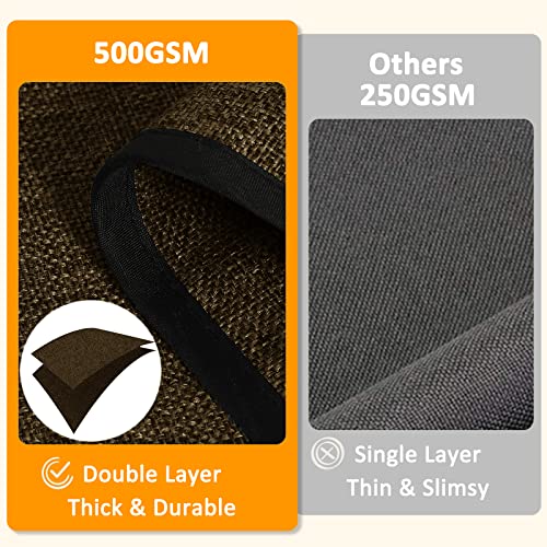 Joywell Armchair Caddy for Couch Remote Control Holder Recliner Armrest Organizer Non Slip Sofa Arm Chair Caddie with 6 Pocket Storage for Magazine, Tablet, Phone, iPad, Chocolate - Image 2
