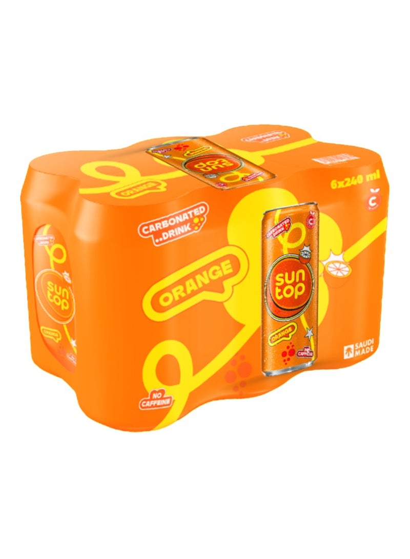 Suntop Orange Carbonated Soft Drink Cans - Image 1