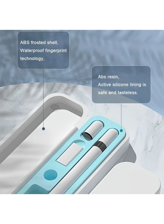 Blue 1pc Apple Pencil 1st 2nd Generation Storage Box Compatible With iPhone iPad Tablet Touch Pen Accessories Anti Fall Pen Case For Capacitive Pen Packaging Empty Box - Image 3