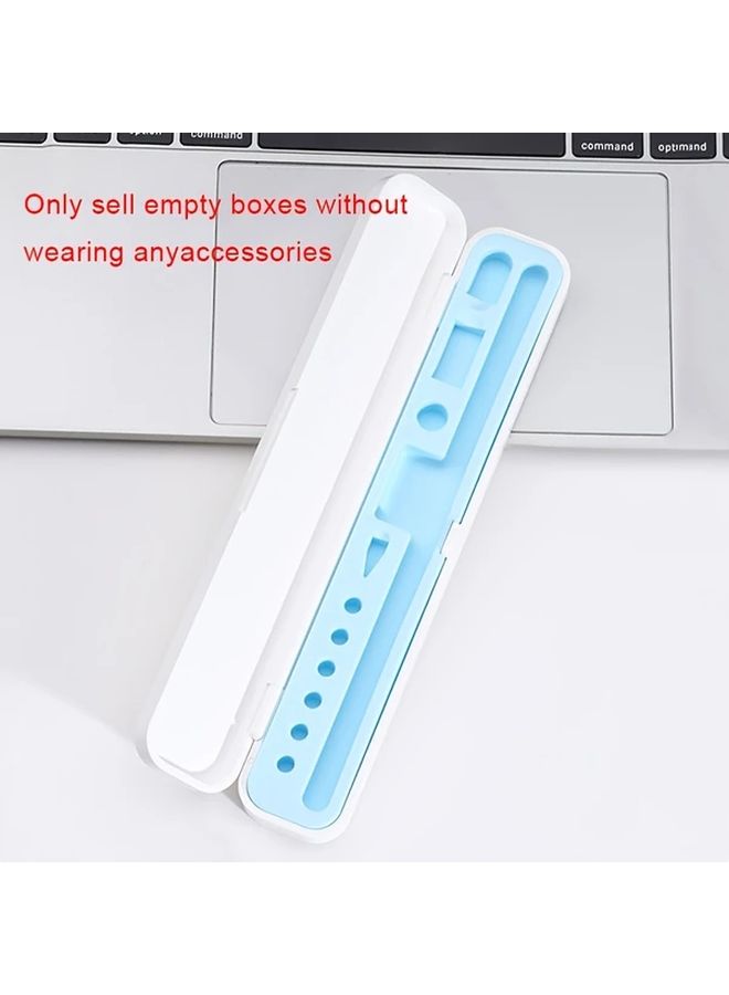 Blue 1pc Apple Pencil 1st 2nd Generation Storage Box Compatible With iPhone iPad Tablet Touch Pen Accessories Anti Fall Pen Case For Capacitive Pen Packaging Empty Box - Image 5