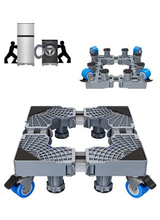 Mobile Base, Washing Machine Stand, Fridge Stand Base with 4 Locking Wheels and 8 Strong Feet - pzsku/Z841439825B12C9519FDFZ/45/_/1734859145/4eb02894-093a-4abe-9a54-5e94659d1c1c