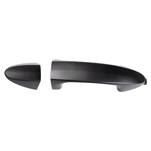 TRQ Left and Right Exterior Door Handle Set Drivers Side Compatible with 11-19 Ford Fiesta - Image 3