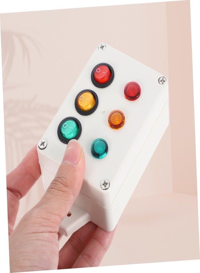 Yardwe 1Set Interactive Busy Board with LED Light Switch Montessori Activity Board for Fine Motor Skills and Coordination Development Fun Learning for Ages - Image 3