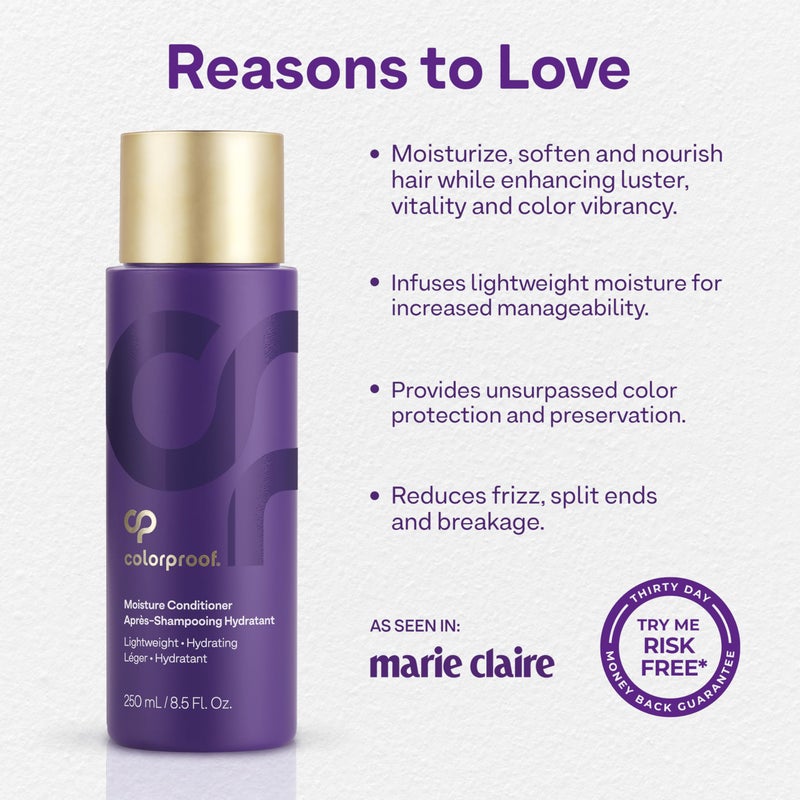 Colorproof Moisture Hair Conditioner 8.5FL. Oz. Nourishing and Moisturizing Conditioner, Mojito Mint Scent - Image 3