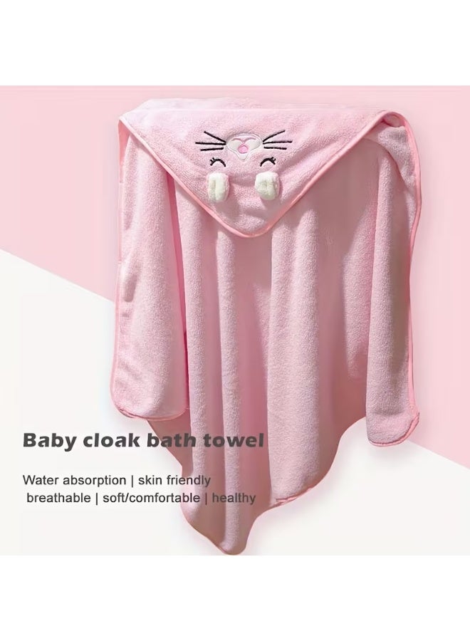 Adorable Baby Bath Towel Super Soft with Hood  Perfect for Newborn - Image 2