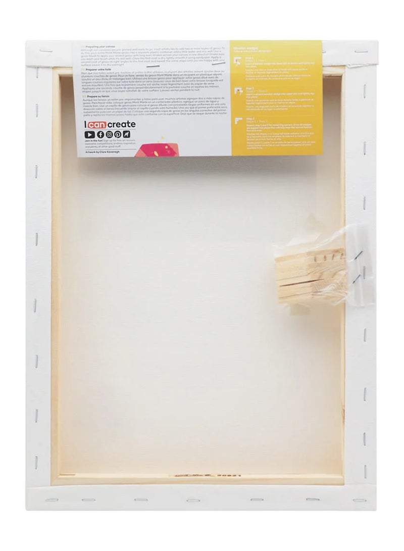 Mont Marte A3 Size Double Thick Studio Canvas With Pine Frame - Image 2