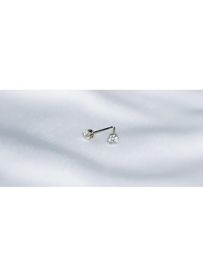 بونكا أقراط بونكا الأنيقة للفتيات والنساء تستحقها كل امرأة  حلق مسمار دائري كريستال - Image 5