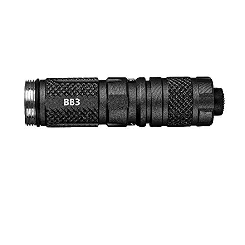 Weltool BB3 Flashlight Body Kit for Surefire M600DF Weapon Light Head KE2-DF (Indule BB3 Tube and TC59 Tailcap) (Black Color) - Image 3