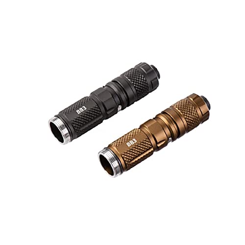 Weltool BB3 Flashlight Body Kit for Surefire M600DF Weapon Light Head KE2-DF (Indule BB3 Tube and TC59 Tailcap) (Black Color) - Image 2