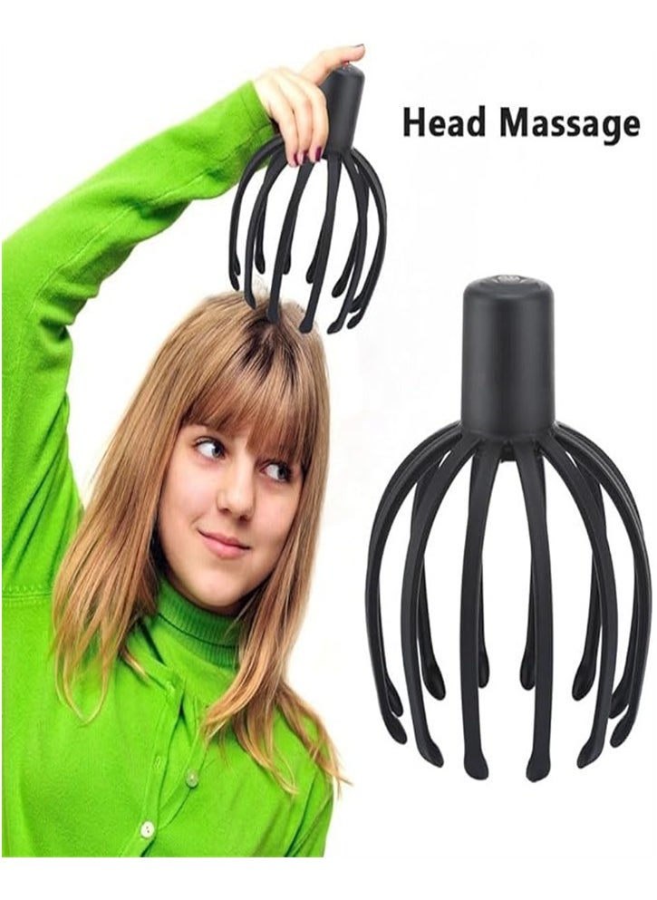 Generic Electric Scalp Massager with 3 Modes, 360 Degree Head Massager, Cordless Portable Head Scratcher Massager for Stress Relax  - Image 4