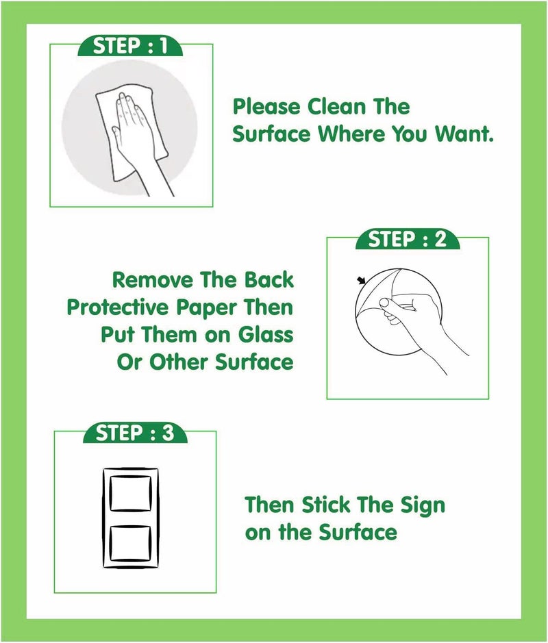 BerryBox RESTROOM Room Sign 6 INCH * 6 INCH Self-Adhesive Sign for Business Office Corporate Hotel, Company, Factory, Club, Commercial, Malls. - Image 5