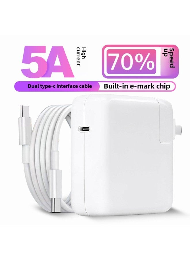 Applicable Apple Laptop Charger Macbook61W67W Adapter PD Fast Charge Type-c Interface-Color:US Gauge Plug + Aircraft Box Packaging-Specifications:PD61W Is Not Equipped With Output Line - Image 3