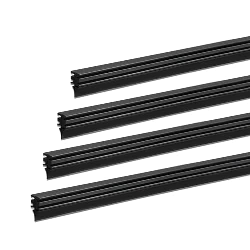 Kutyun 4PCS Wiper Blade Refill, Car Wiper Refills, 26 inch Adjustable Size of Universal Replacement Windshield Wiper Refill Replacement for Front & Rear Windshield Wiper Baldes Rubber Strip - Image 1