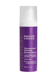 Paula’S Choice Clinical Phytoestrogen Elasticity Renewal Face Serum Restores Loose Thinning & Crepeylooking Skin Due To Estrogen Loss Fragrancefree & Crueltyfree 1 Fl Oz.
