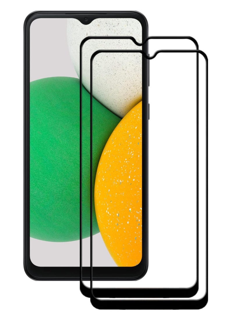 ACLIX 2 Pieces Antistatic ESD Dustproof Premium Quality High Definition Tempered Glass Screen Protector Designed For Samsung Galaxy A03 Core - Image 1