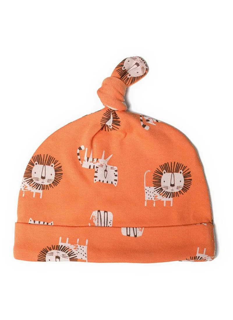 MINOTI 2-Pack Baby Boys Hats with Print and Dot Pattern