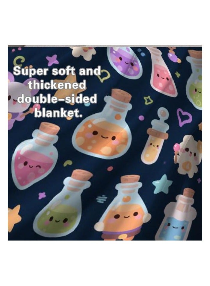 general Flannel thin blanket (warm and comfortable, suitable for sleep, gaming, dust removal and sandproof) 150cm*200cm - 127 - Image 1