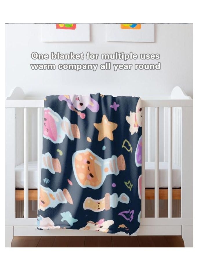 general Flannel thin blanket (warm and comfortable, suitable for sleep, gaming, dust removal and sandproof) 150cm*200cm - 127 - Image 3