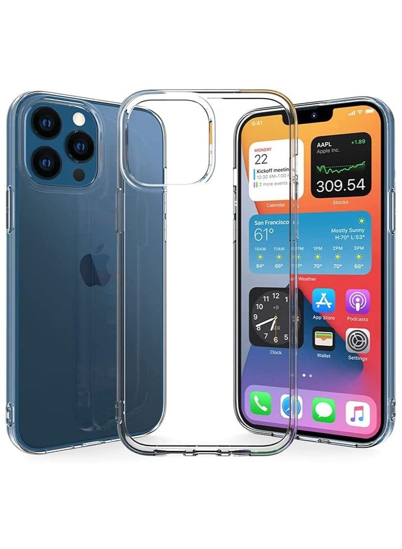 Clear Soft +9D Screen Protector and Case for iPhone 13 Pro Max - Image 3