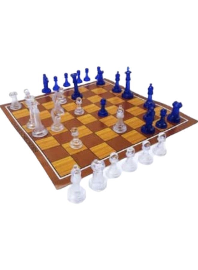 Toy Box 2 in 1 Chess & Checkers Family Game Leaf Chart - Image 1