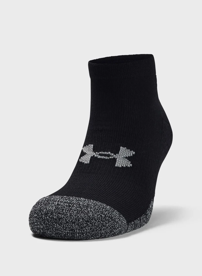 UNDER ARMOUR 3 Pack Performance Tech Low-Cut Socks