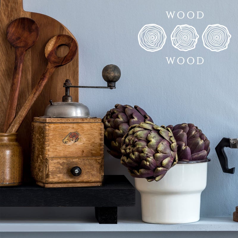 Nuogo Wood Riser Tray Soap, Stand Soap Tray for Kitchen Sink, Wood Pedestal for Kitchen Counter Sink Stand Decorative Rustic Bathroom Dishes for Plant Bottles Candles Display (Black, 12 x 7 Inch) - Image 5
