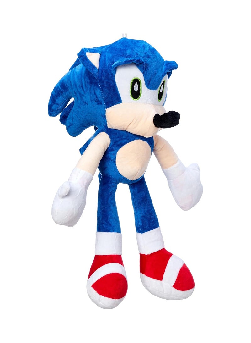 Sonic the Hedgehog Superhero Cotton Figure Blue and Red Large - Image 1