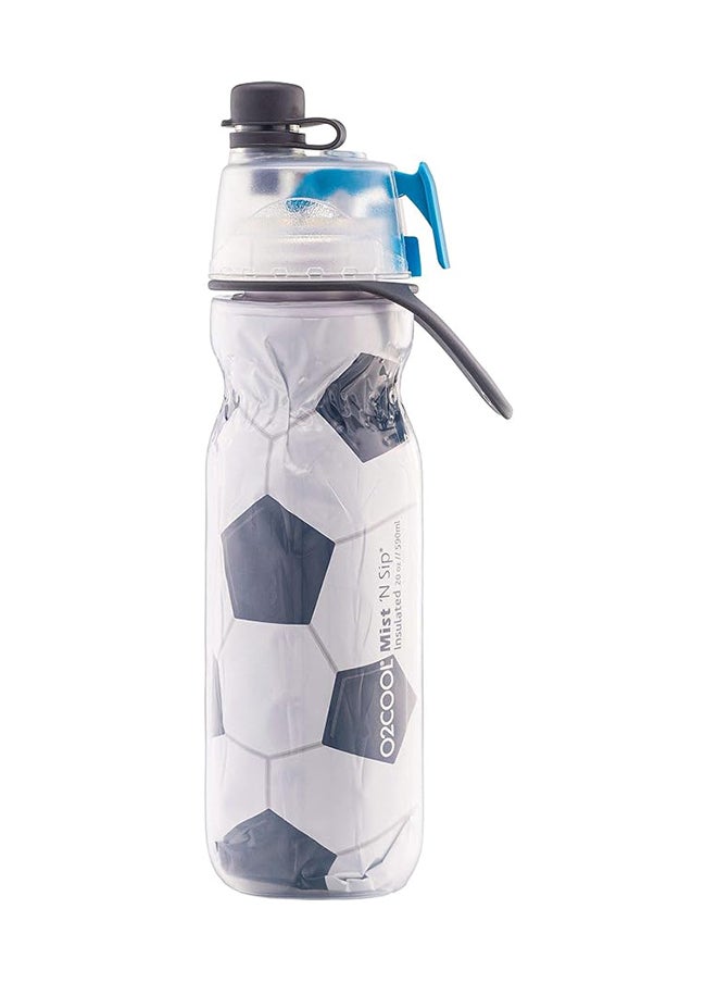 O2COOL O2COOL Misting Insulated Water Bottle, Mist 'N Sip Sports Series by , 20 oz 20 Ounce HMCDP31SB1  - Image 2