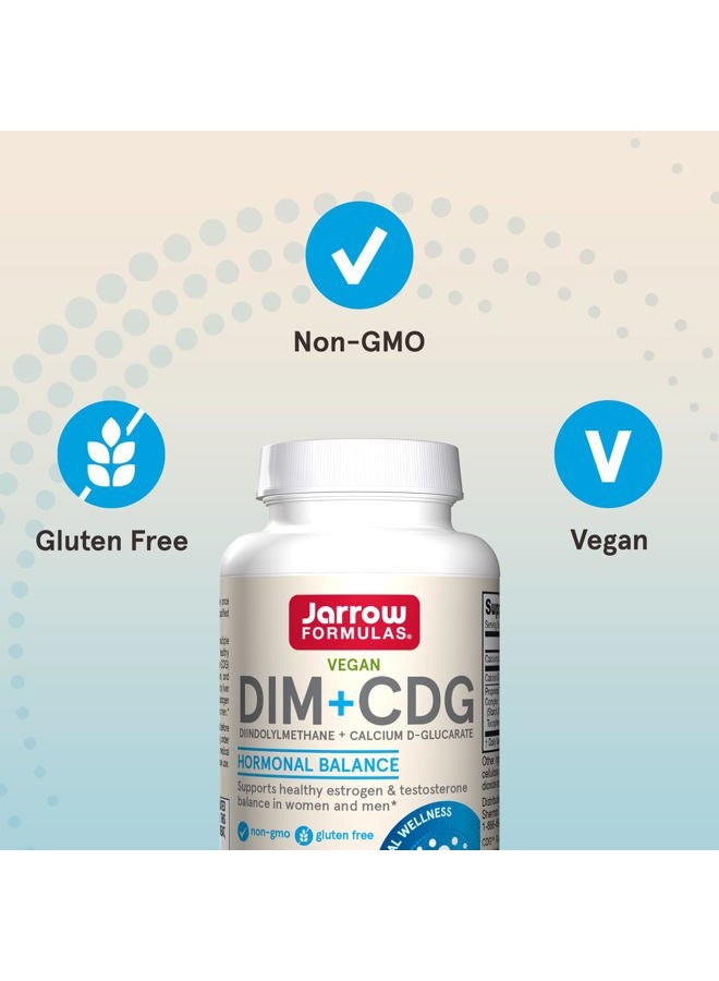 jarrow formulas ® DIM + CDG، مكمل غذائي، دعم إزالة السموم من الكبد لتنظيم الهرمونات الصحية والرفاهية العامة، 30 كبسولة نباتية، تكفي لمدة تصل إلى 30 يومًا - Image 5