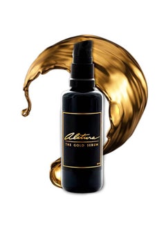 Alitura Gold Serum for Face – Face Serum for Women & Men to Reduce Fine Lines and Wrinkles – Anti Aging Serum for Radiant-Looking Skin – Vitamin A & Marine Collagen Facial Serum (50 ml)  - Image 1