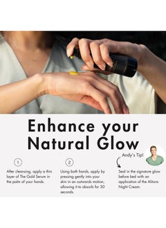 Alitura Gold Serum for Face – Face Serum for Women & Men to Reduce Fine Lines and Wrinkles – Anti Aging Serum for Radiant-Looking Skin – Vitamin A & Marine Collagen Facial Serum (50 ml)  - Image 4