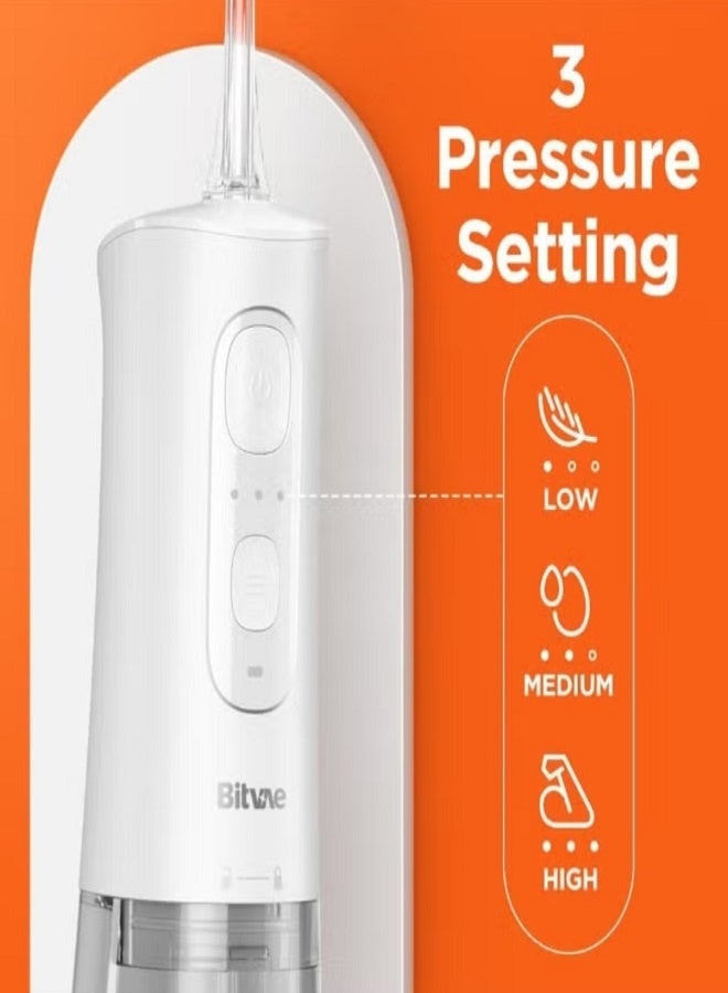 Bitvae BV C2 Dental Water Flosser for Teeth Cordless Oral Irrigator with 3 Cleaning Modes 6 Jet Tips and 260ML Water Tank USB Rechargeable IPX7 Waterproof Dental Flosser for Braces and Gum Care - Image 2