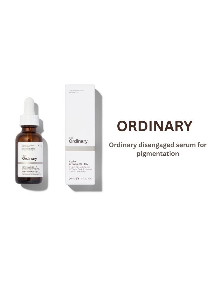 بريميم سيروم ألفا أربوتين ٢٪ + حمض الهيالورونيك من ذا أورديناري لعلاج التصبغات - ٣٠ مل - Image 2