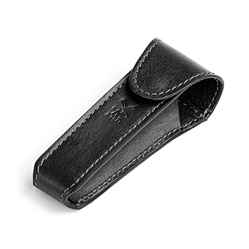 MÜHLE Black Leather Safety Razor Travel Pouch - Image 4