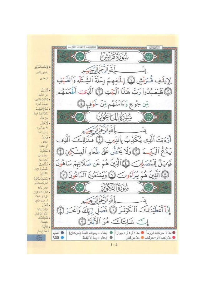 من سورة الأحقاف إلى سورة الناس الأجزاء من 26 إلى 30 مقاس وسط: 17×24 سم (علبة تحتوي على 15 قطعة) - Image 4