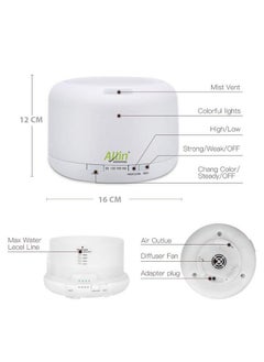 Allin Exporters Aromatherapy Diffuser Essential Oil 4 in 1 to Purify, Ionize, Humidify & Spread Aroma Ultrasonic Humidifier with Timer Cool Mist with 7 Color Changing LED Lights (with Remote) - pzsku/Z84154E3EE1AECF65BFF5Z/45/_/1740118724/5bdca42a-d677-4e48-aff8-82639de2b6be