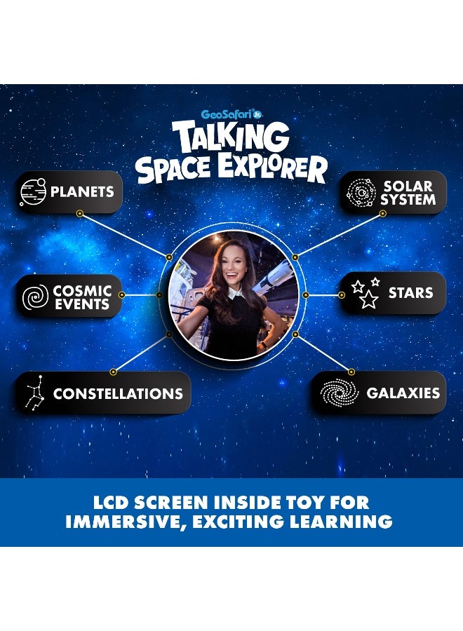 ليرننج ريسورسز موارد التعلم GeoSafari Jr. مستكشف الفضاء الناطق، تلسكوب لعبة للأطفال في مرحلة ما قبل المدرسة مع 120 صورة و13 مقطع فيديو وحقائق فضائية ممتعة، مثالي للأطفال من سن 4 سنوات فما فوق - Image 5