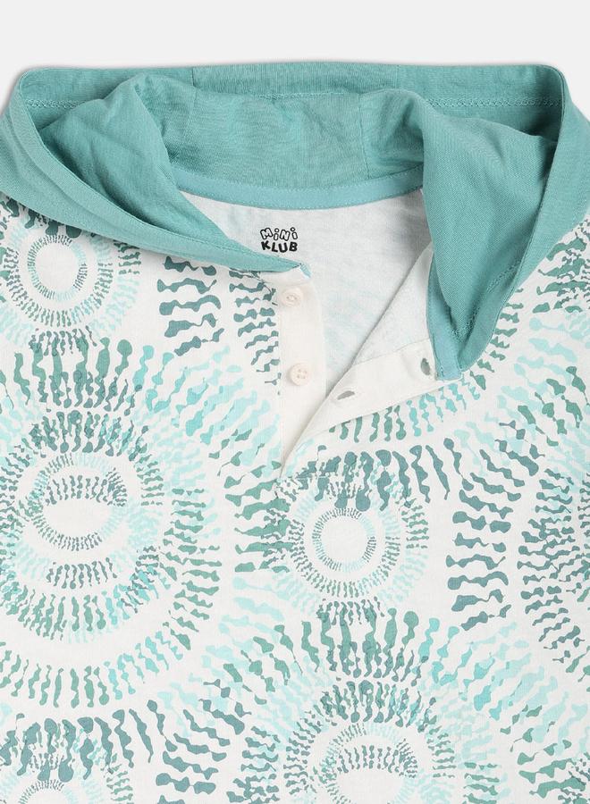 MINIKLUB Boys Printed Hooded T-Shirt - Image 4