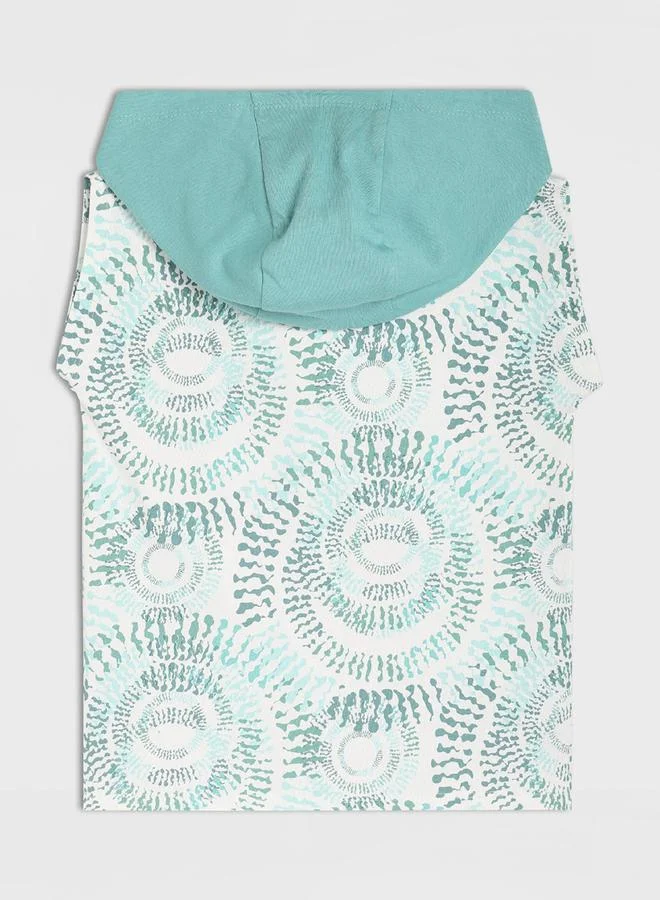 MINIKLUB Boys Printed Hooded T-Shirt