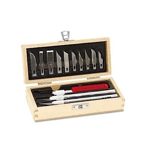 X-ACTO Products - X-ACTO - Knife Set, 3 Knives, 10 Blades, Carrying Case - Sold As 1 Each - Three styles with assorted blades that fit all three knives. - Convenient carrying case. - - Image 2